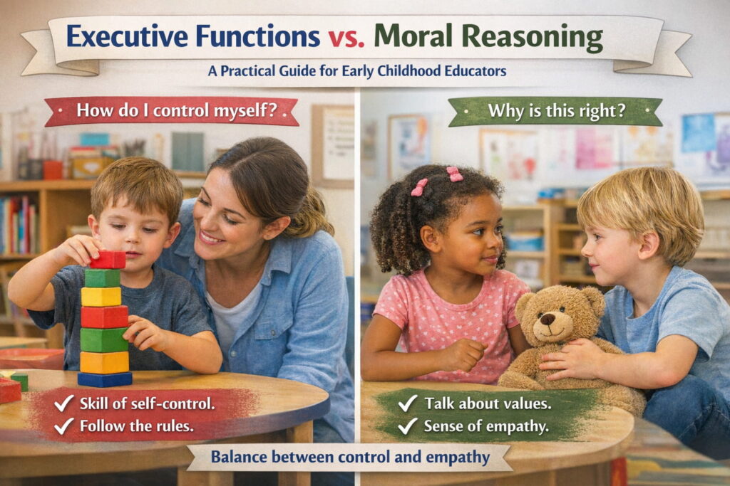 Executive functions and moral reasoning in class